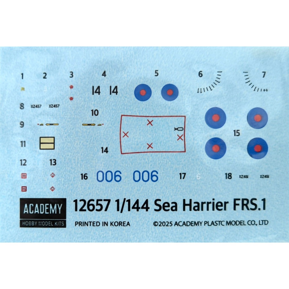ACADEMY 愛德美 1/144 Sea Harrier FRS.1 海獵鷹戰鬥攻擊機-細節圖3