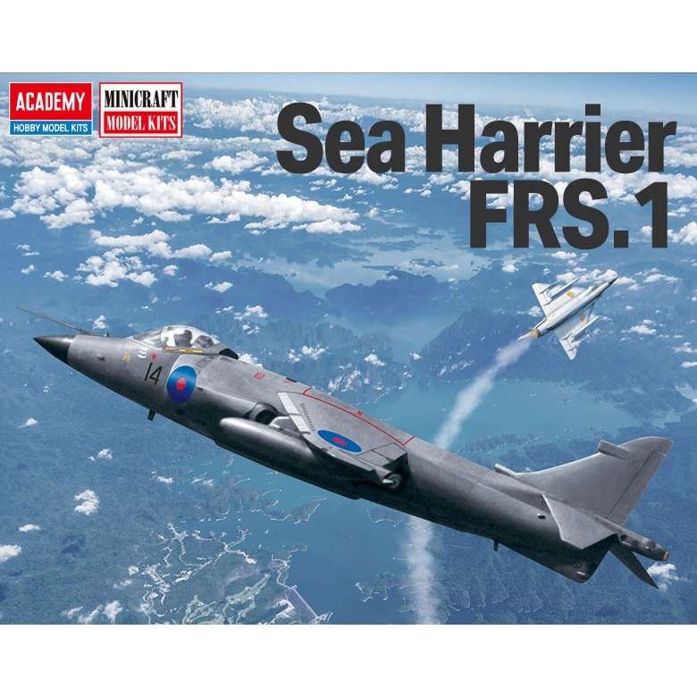 ACADEMY 愛德美 1/144 Sea Harrier FRS.1 海獵鷹戰鬥攻擊機-細節圖5