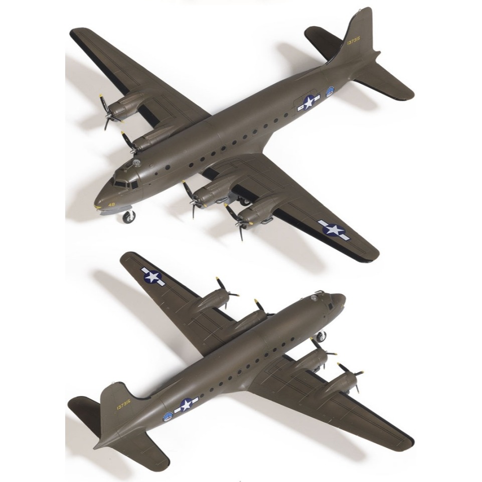 ACADEMY 愛德美 1/144 US Air Force 美國空軍C-54 Skymaster 空中霸王運輸機-細節圖3