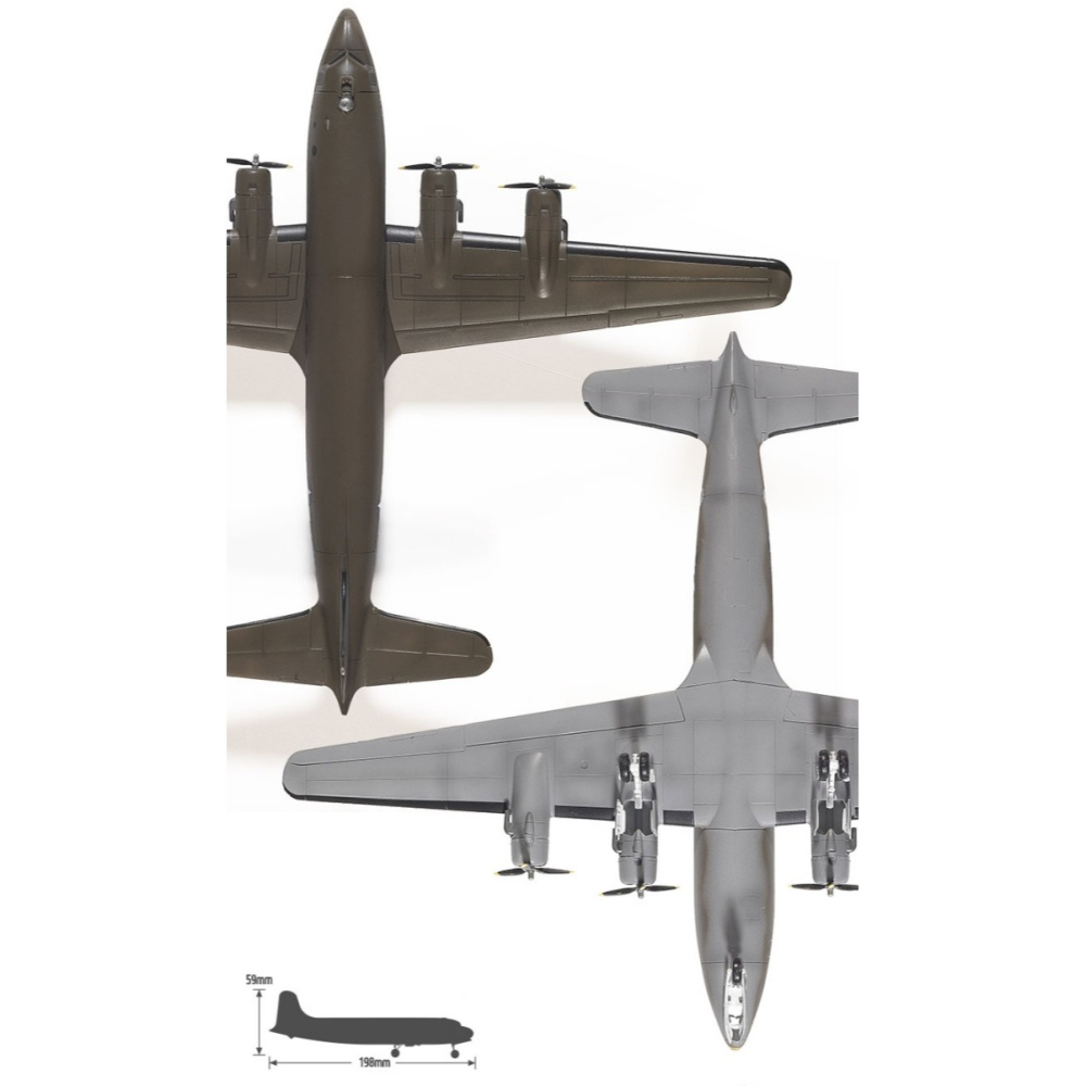 ACADEMY 愛德美 1/144 US Air Force 美國空軍C-54 Skymaster 空中霸王運輸機-細節圖8