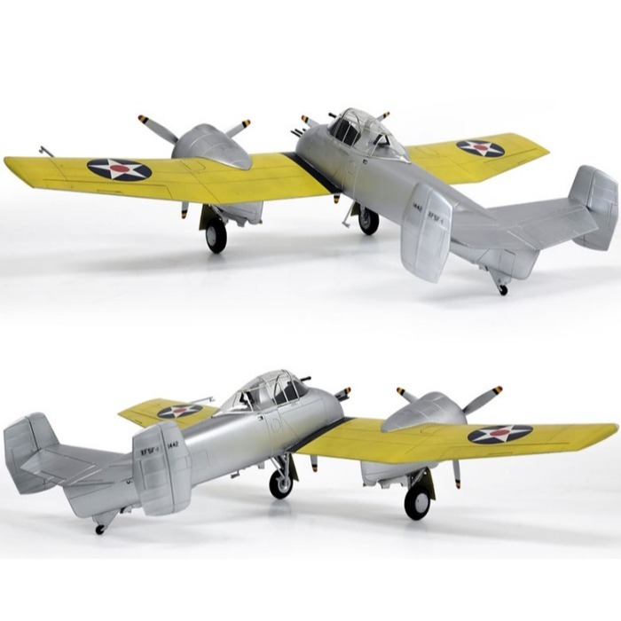 ACADEMY 愛德美 1/48 USN XF5F-1 Skyrocket 空中火箭 艦載戰鬥機-細節圖8