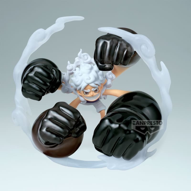 BANPRESTO正版 代理版 景品 航海王 WCF SPECIAL 蒙其.D.魯夫 五檔 伸縮自如的白色橡膠槍亂打-細節圖8