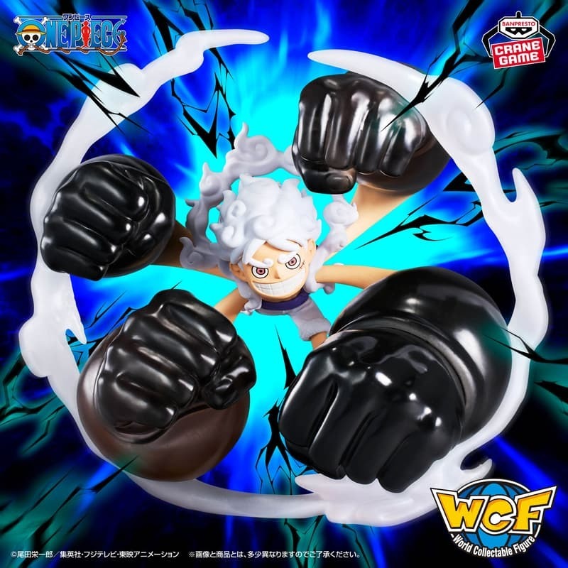 BANPRESTO正版 代理版 景品 航海王 WCF SPECIAL 蒙其.D.魯夫 五檔 伸縮自如的白色橡膠槍亂打-細節圖9