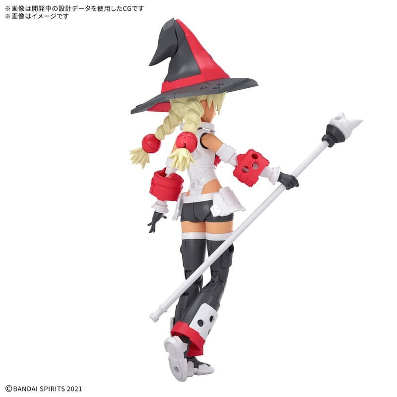 [BANDAI正品]30MS 21 SIS-W00 瑪莉卡爾[顏色C] 組裝少女輕作戰 組裝模型-細節圖3