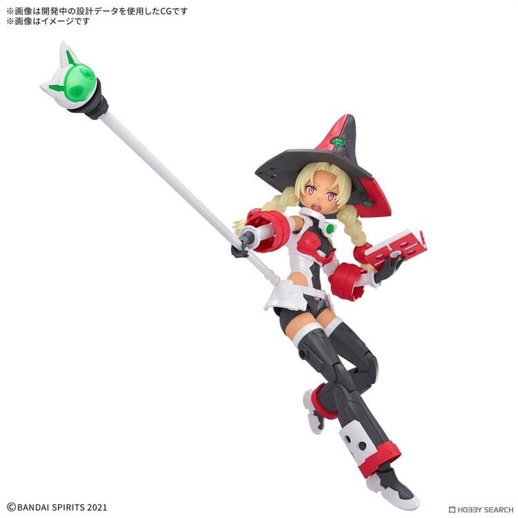 [BANDAI正品]30MS 21 SIS-W00 瑪莉卡爾[顏色C] 組裝少女輕作戰 組裝模型-細節圖7