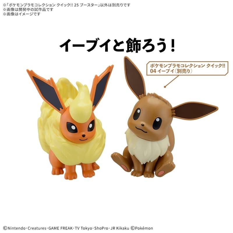 [BANDAI正品有銀標紙證] 寶可夢 快組版 25 火伊布 神奇寶貝 POKEPLA收藏集 模型收藏-細節圖8