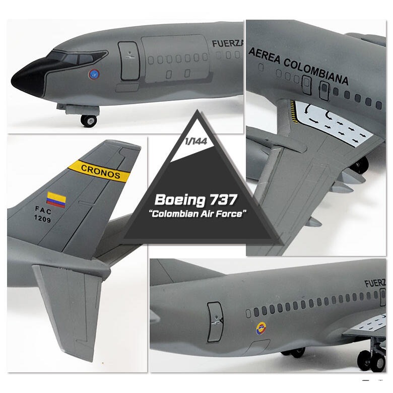 ACADEMY 愛德美 1/144 Boeing 737 ＂Colombian Air Force＂波音 哥倫比亞空軍-細節圖5