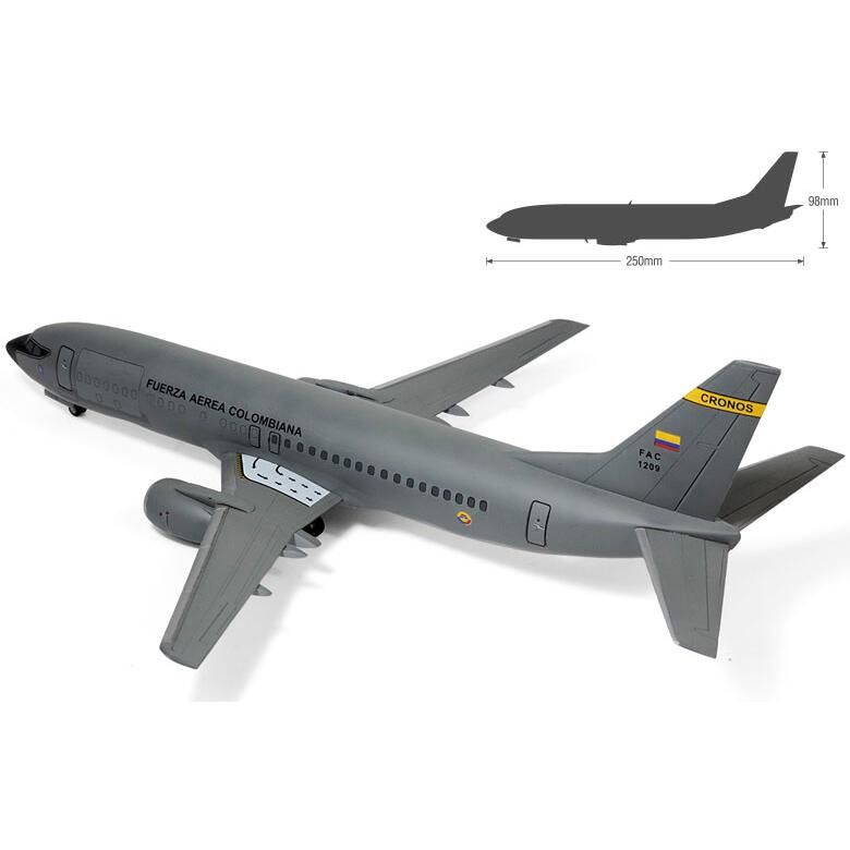 ACADEMY 愛德美 1/144 Boeing 737 ＂Colombian Air Force＂波音 哥倫比亞空軍-細節圖8