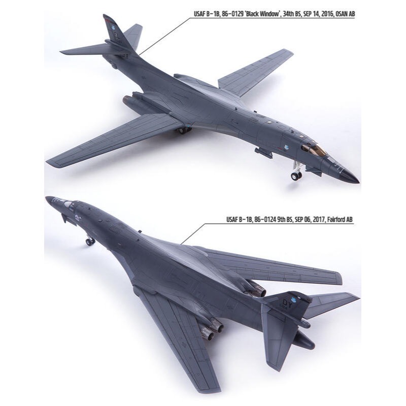 ACADEMY 愛德美 MCP 1/144 USAF B-1B 槍騎兵戰略轟炸機 34thBS Thunderbirds-細節圖6