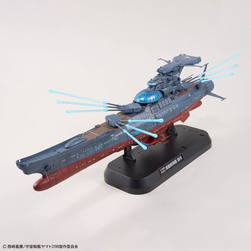 [BANDAI正品]1/1000 波動實驗艦 銀河號 3199 GINGA [3199] 宇宙戰艦大和號 組裝模型-細節圖8