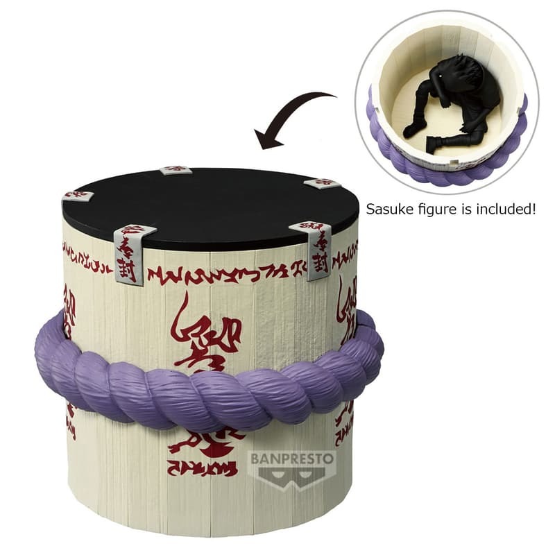 BANPRESTO正版 代理版 景品 火影忍者 FIGLIFE！佐助的棺桶 音忍封印 筆筒-細節圖2