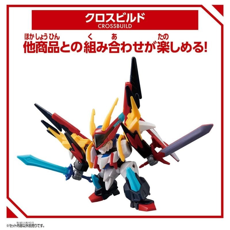 [BANDAI正品]積木式骨架系列 BCW-006 雷神丸 BLOCKCROSS 組裝模型-細節圖5