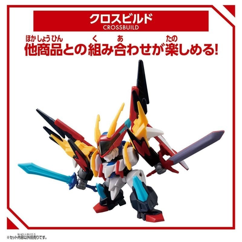 *特價*[BANDAI正品]積木式骨架系列 BCW-006 雷神丸 BLOCKCROSS 組裝模型-細節圖5