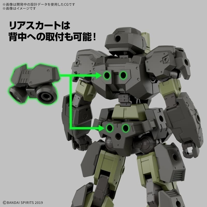 [BANDAI正品] 30MM 76 1/144 eEXM-23 提克普羅托02 組裝模型輕作戰-細節圖5