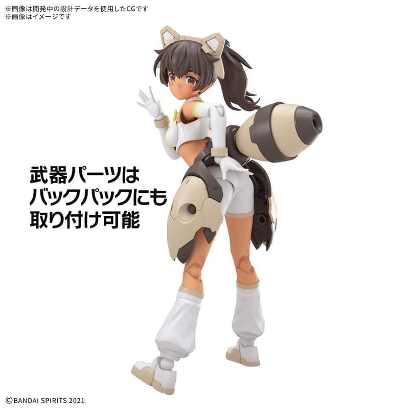 [BANDAI正品]30MS 22 SIS-A00 露露婕 (百合裝) [顏色C] 組裝少女輕作戰 組裝模型-細節圖4