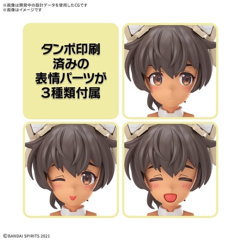 [BANDAI正品]30MS 22 SIS-A00 露露婕 (百合裝) [顏色C] 組裝少女輕作戰 組裝模型-細節圖5