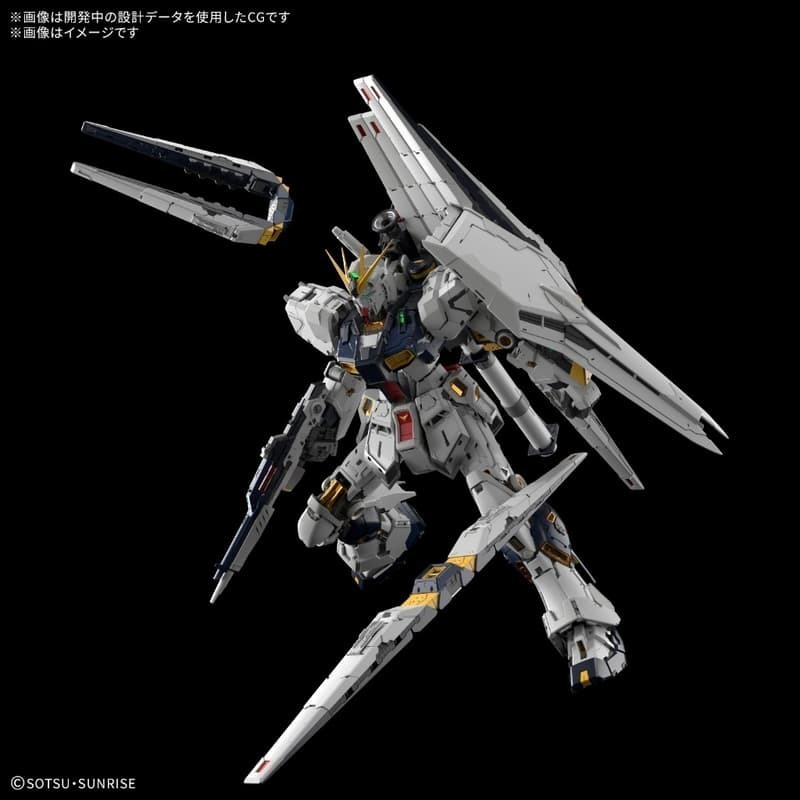 [BANDAI正品] PGU 1/60 UNLEASHED RX-93 v鋼彈 牛鋼 含地台 Nu鋼彈-細節圖9