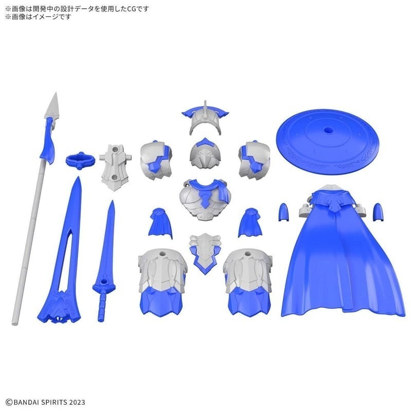 [BANDAI正品] 30MF A-19 升級鎧甲 (洛桑劍鬥士) 30MINUTES FANTASY-細節圖9