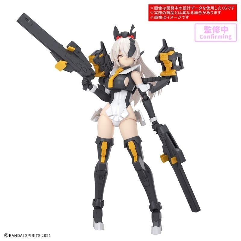 [BANDAI正品]30MS 23 SIS-Hc106k 貝爾維莉亞=伯里斯 (剽悍裝) 組裝少女輕作戰 組裝模型-細節圖6