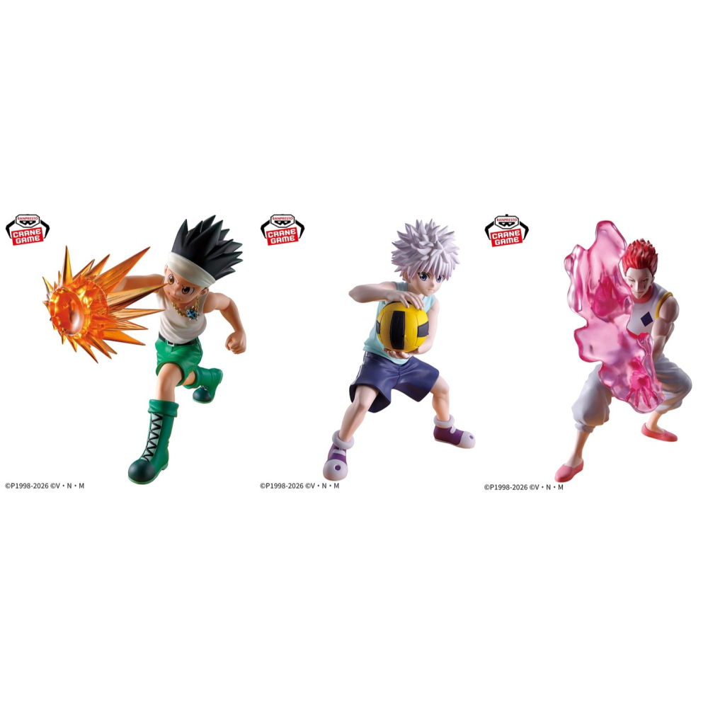 BANPRESTO正版 代理版 景品 HUNTER×HUNTER 獵人 貪婪之島篇 小傑&奇犽&西索-細節圖2