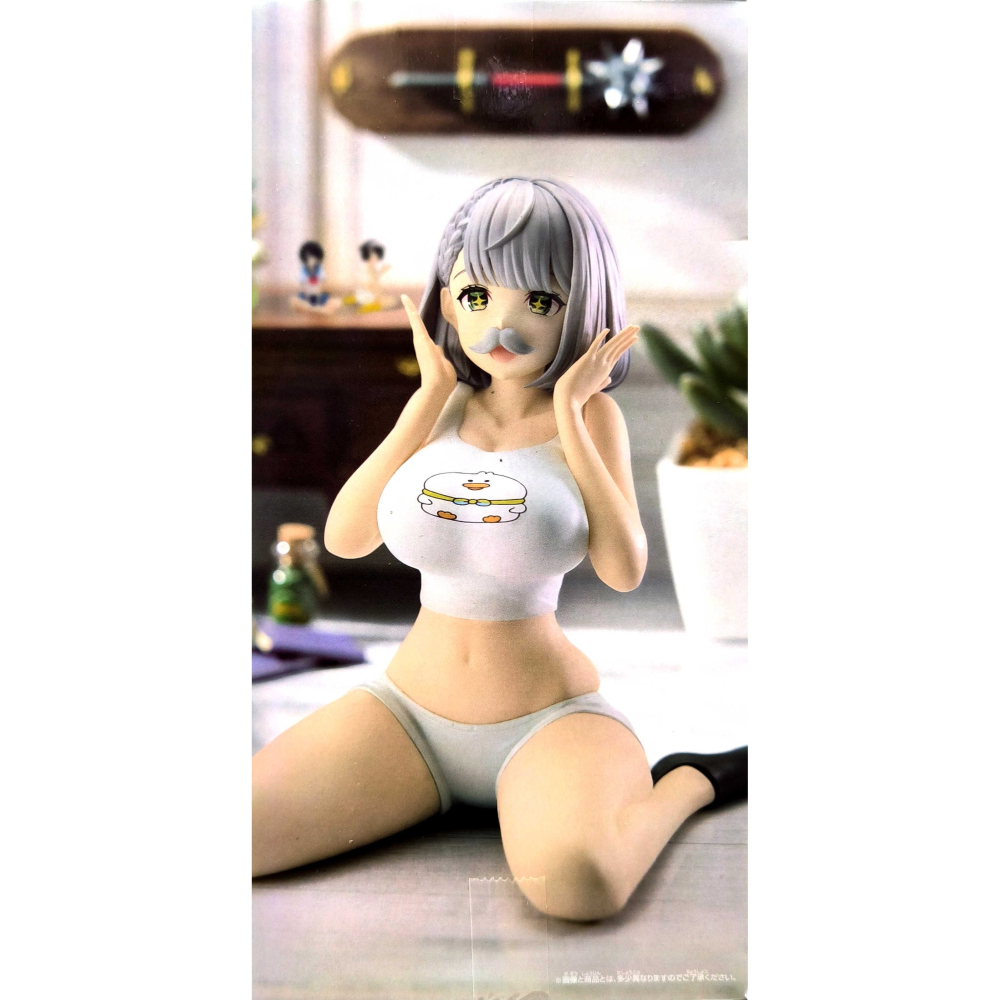 BANPRESTO正版 代理版 景品 Hololive IF Relax time 白銀諾艾爾 謝謝團喬姆 休息時光-細節圖4