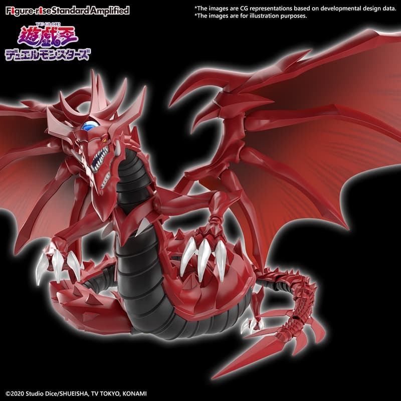 [BANDAI正品銀證]Figure-rise Standard 遊戲王 三幻神降臨 歐西里斯的天空龍 增幅版 FRS-細節圖8