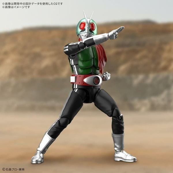 [BANDAI正品]Figure-rise Standard 假面騎士 新1號 MASKED RIDER 1 組裝模型-細節圖4