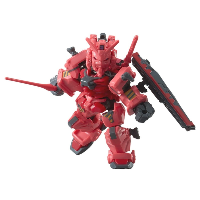 [BANDAI正品]積木式骨架系列 BCG-011 紅色鋼彈 GQuuuuuuX 組裝模型-細節圖2