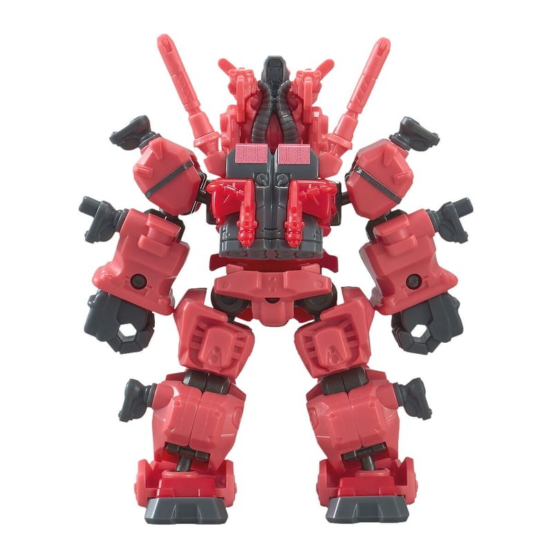 [BANDAI正品]積木式骨架系列 BCG-011 紅色鋼彈 GQuuuuuuX 組裝模型-細節圖5