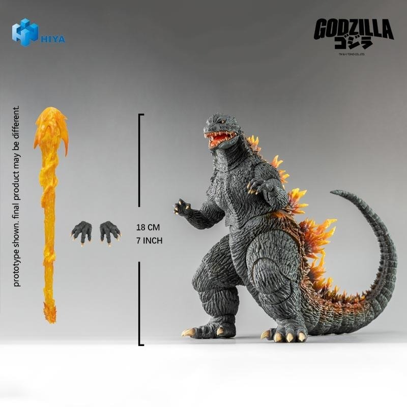 代理版 HIYA 海雅 E.B.S. 哥吉拉2000 超可動放射熱線哥吉拉 GODZILLA(1999) EBG0398-細節圖5