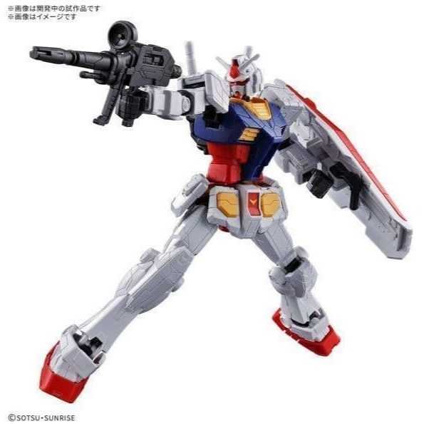 [BANDAI正品]ENTRY GRADE EG RX-78F00/E 鋼彈 萬博鋼 簡易組裝-細節圖4