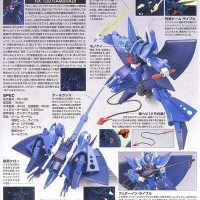 [BANDAI正品]HGUC 145 1/144 HG 漢摩拉比 RX-139 HAMBRABI-細節圖7