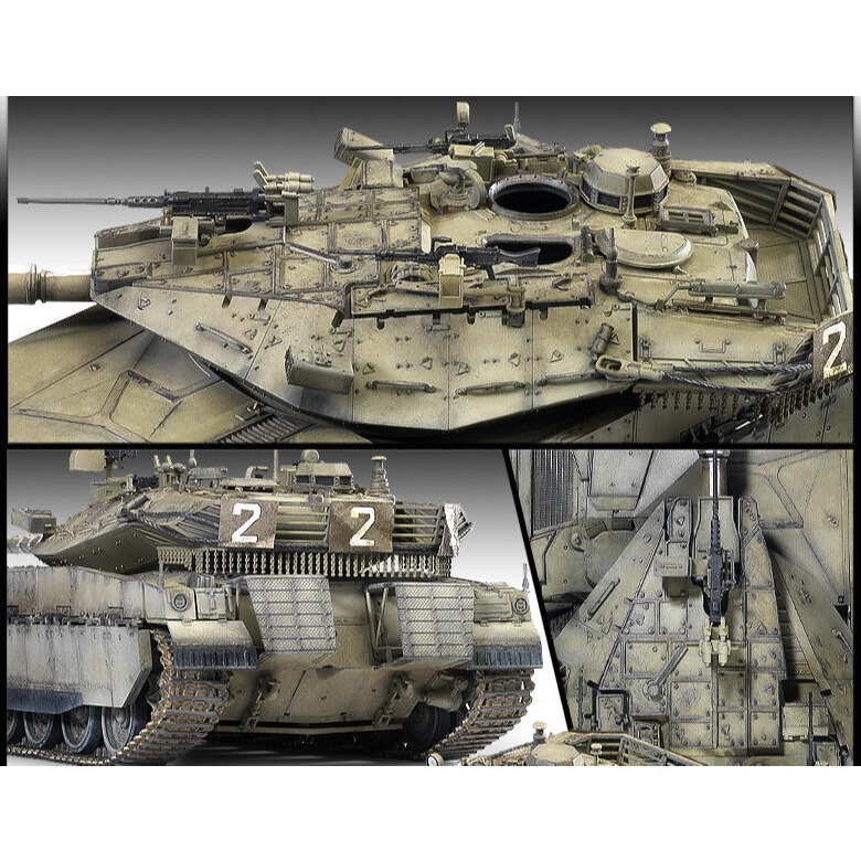 ACADEMY 愛德美 1/35 以色列 Merkava Mk.IID 梅卡瓦主力戰車-細節圖5