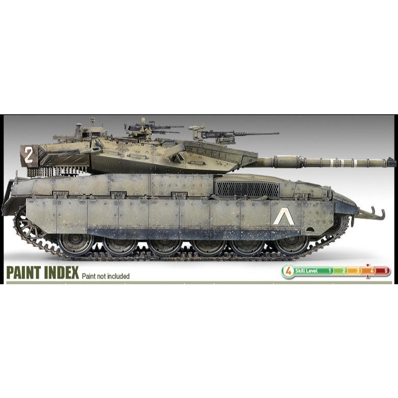 ACADEMY 愛德美 1/35 以色列 Merkava Mk.IID 梅卡瓦主力戰車-細節圖6
