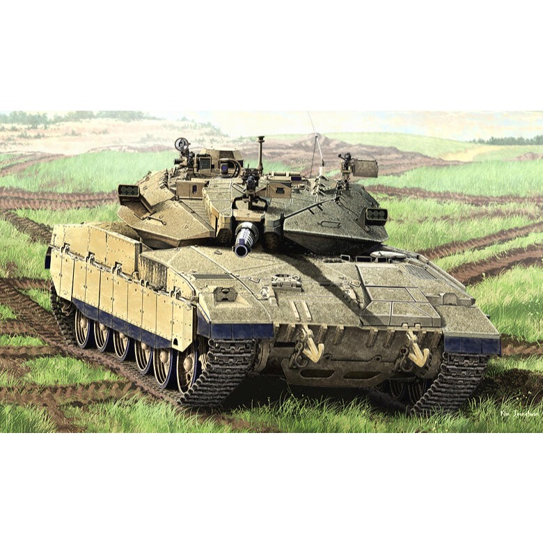 ACADEMY 愛德美 1/35 以色列 Merkava Mk.IID 梅卡瓦主力戰車-細節圖8