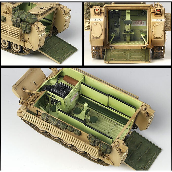 ACADEMY 愛德美 1/35 美軍 M113A3 ＂IRAQ 2003＂裝甲運兵車-細節圖6
