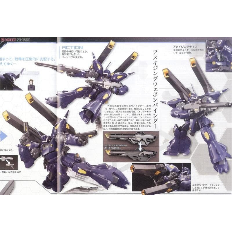 [BANDAI正品] 鋼彈創鬥者 HGBF 008 1/144 驚異肯普法 KAMPFER AMAZING-細節圖10