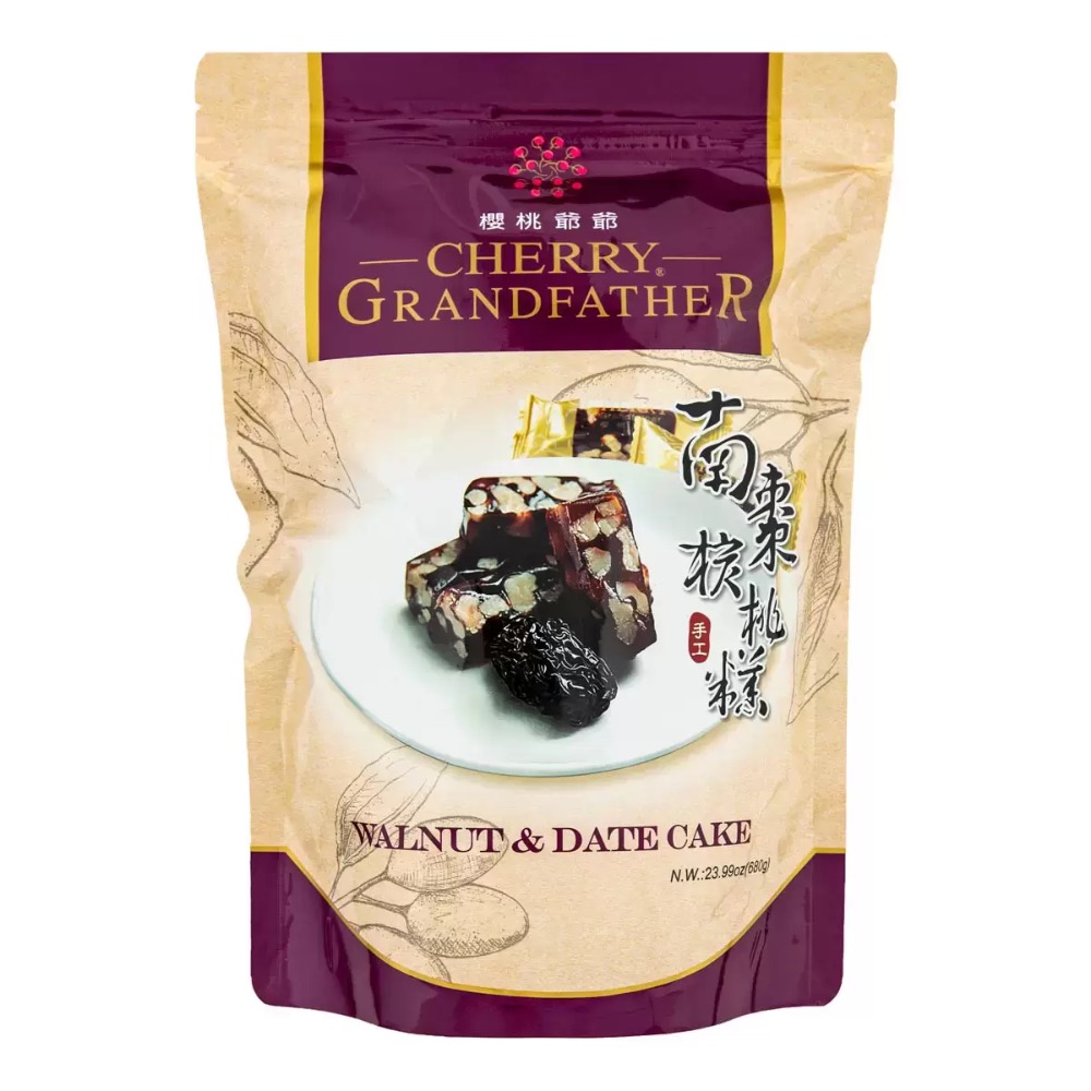 【快速出貨】 櫻桃爺爺 南棗核桃糕 680公克 手工製作 養生堅果糕點 柔軟香甜 Costco代購 好市多代購 代買-規格圖4