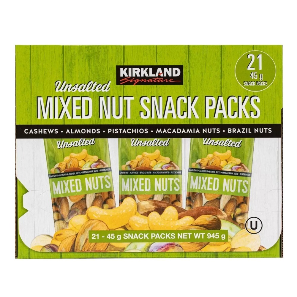 【快速出貨】 科克蘭 無調味綜合堅果隨手包 45公克 X 21包 好市多綜合堅果 Costco代購 好市多代購 代買-細節圖3