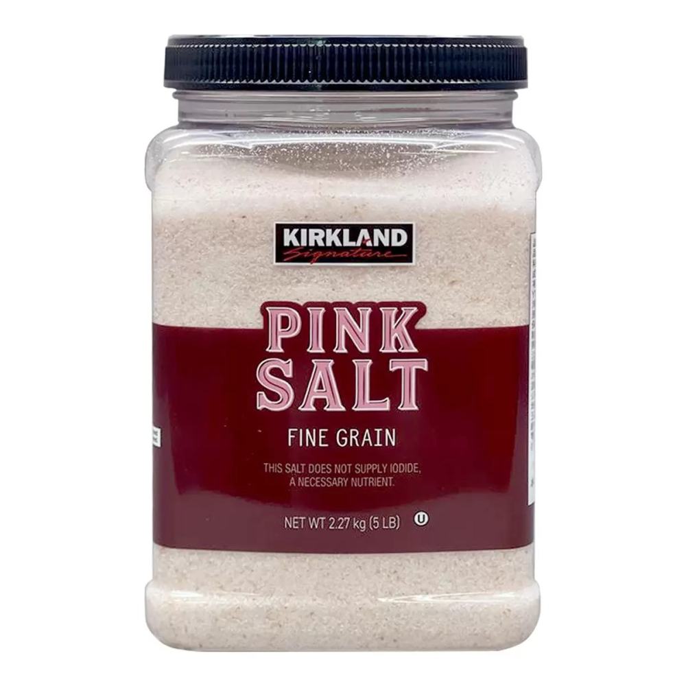 【快速出貨】 科克蘭 研磨粉紅鹽 2.27公斤 大包裝 好市多鹽巴 Costco代購 好市多代購 代買 科克蘭鹽巴-細節圖2