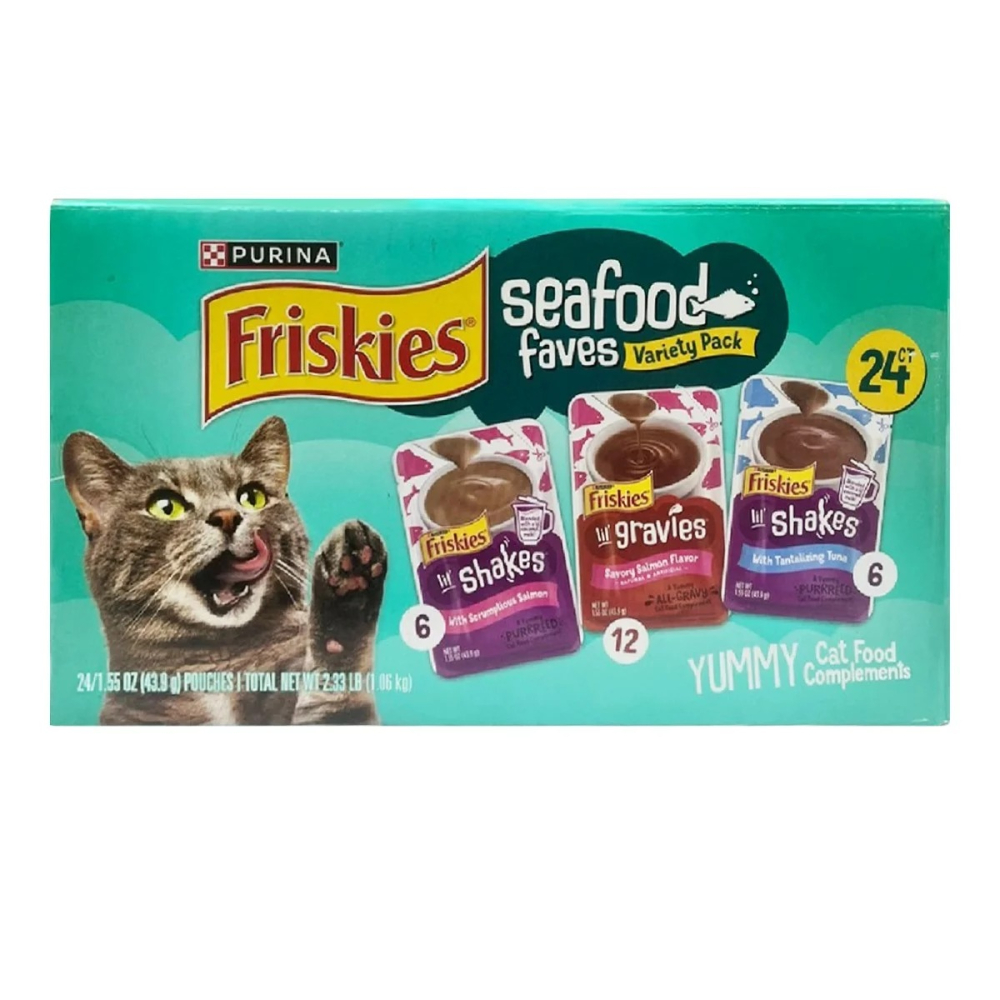 【快速出貨】喜躍 豪華海鮮拼盤湯包綜合組 43.9公克 X 24包入 Costco代購 好市多代購 貓咪湯包 主食補水-細節圖3