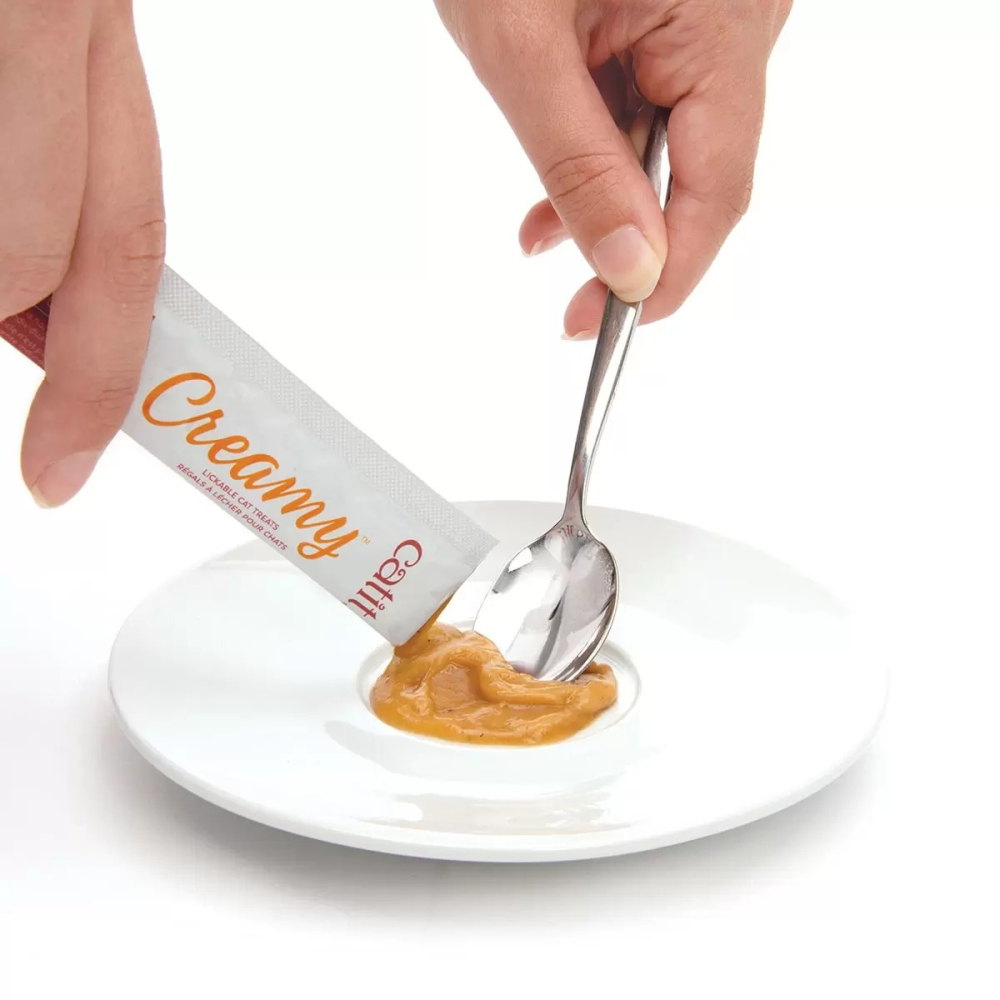 【快速出貨】 Catit Creamy 鮮肉泥貓零食 15公克 X 72入 Costco代購 好市多代購 貓咪肉泥條-細節圖6