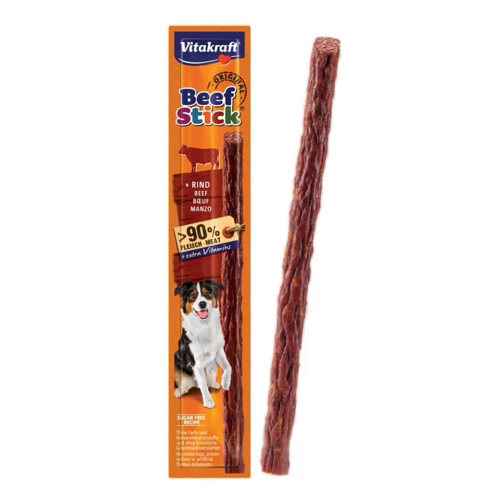 【快速出貨】 Vitakraft 犬用原味牛肉條 12公克 X 50條 Costco代購 好市多代購 狗狗好咬零食-細節圖6