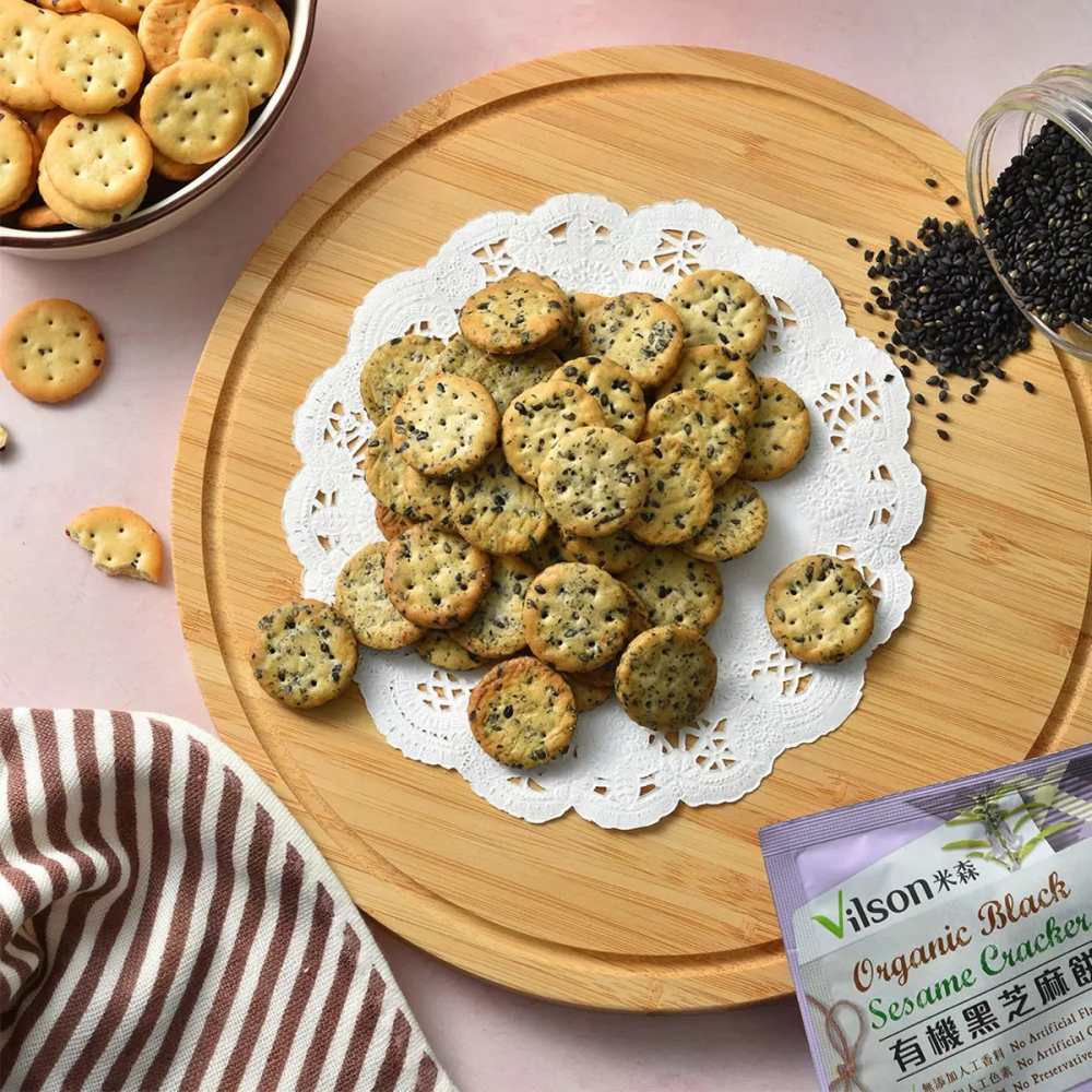 【快速出貨】 米森 有機黑芝麻餅 30公克 X 20包 無添加防腐劑 無人工色素 Costco代購 好市多代購 代買-細節圖3