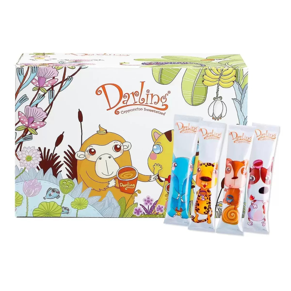 【預購】親愛的白咖啡-卡布奇諾 30公克 X 80入 大包裝 深焙 即溶咖啡 家庭號咖啡 Costco代購 好市多代購-細節圖3