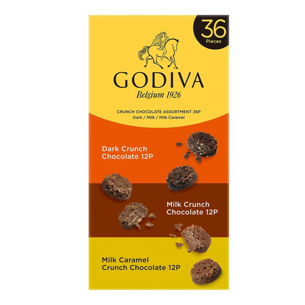 【快速出貨】 GODIVA 酥片巧克力禮盒 36片裝 三種口味 日本製 送禮推薦 Costco代購 好市多代購 代買-細節圖2