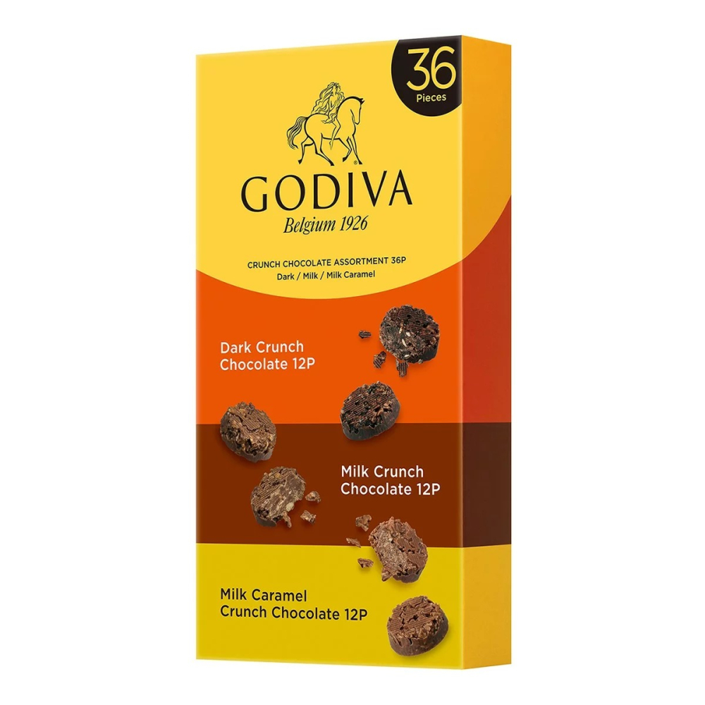 【快速出貨】 GODIVA 酥片巧克力禮盒 36片裝 三種口味 日本製 送禮推薦 Costco代購 好市多代購 代買-細節圖3