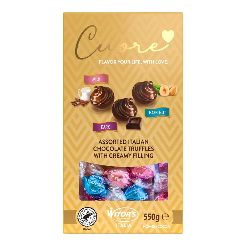 【快速出貨】 Witor＇s 義大利綜合心型含餡巧克力 550公克 大包裝 多口味禮盒 好市多代購 Costco代購-規格圖8