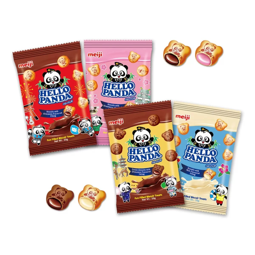 【快速出貨】 明治 貓熊夾心餅乾組 35公克 X36入 家庭號 獨立包裝 熊貓餅乾 Costco代購 好市多代購 代買-細節圖4