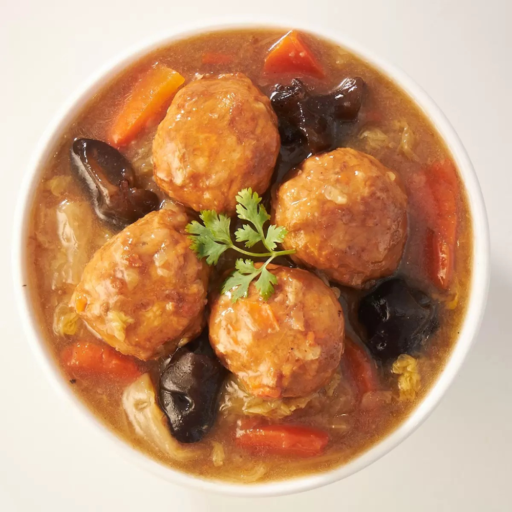 💥效期最新💥 聯夏 免煮菜 紅燒獅子頭 250 公克 X 6 袋 即食料理 Costco代購 好市多代購-細節圖4